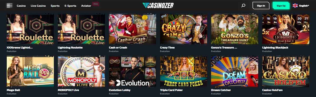 casinozer casino