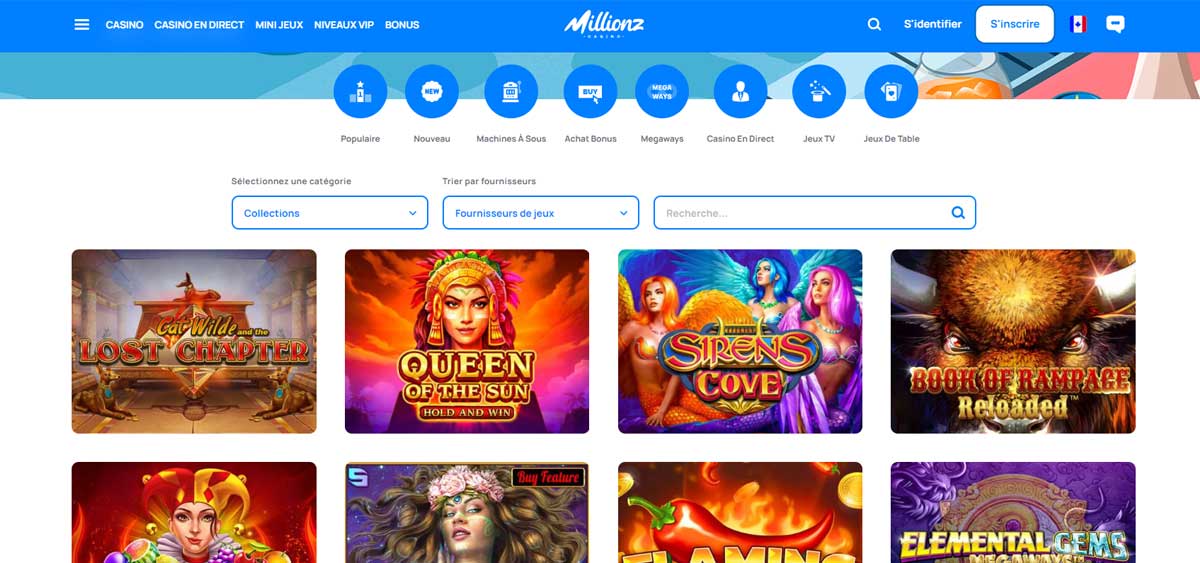 Millionz Jeux de Casino