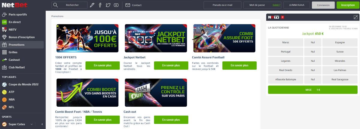 NetBet Promotions