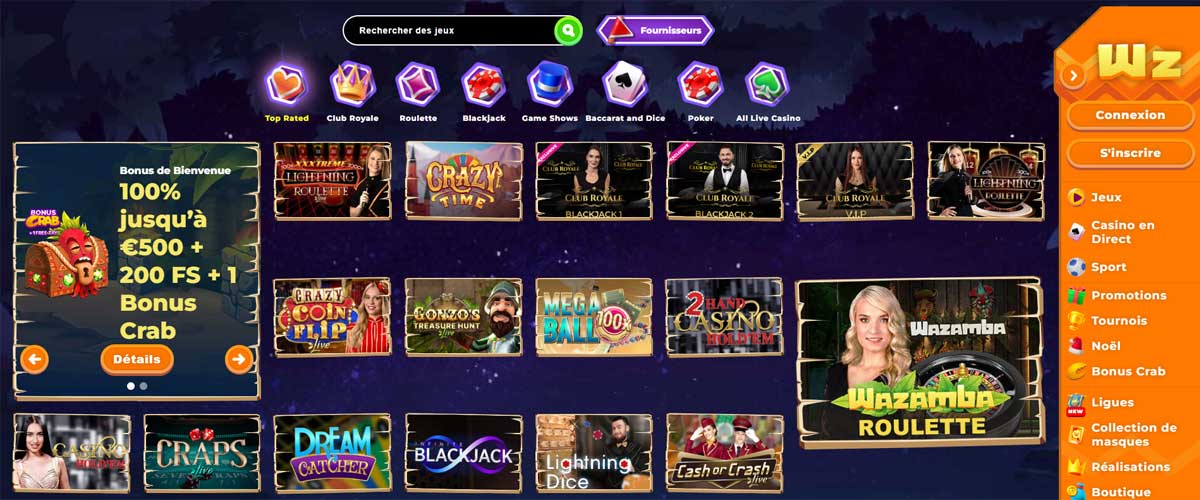 Wazamba Live Casino