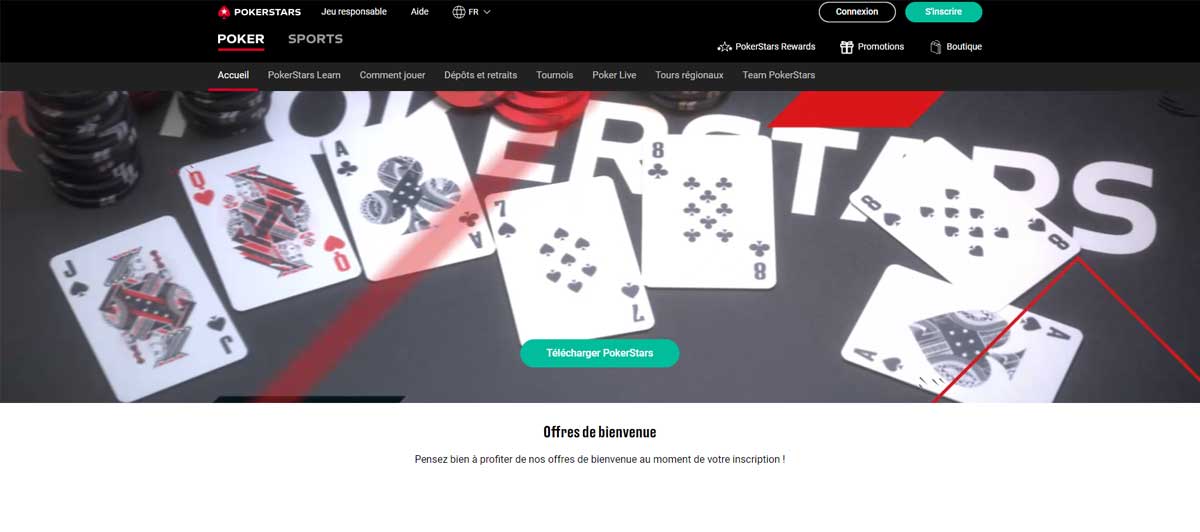 Pokerstars Accueil