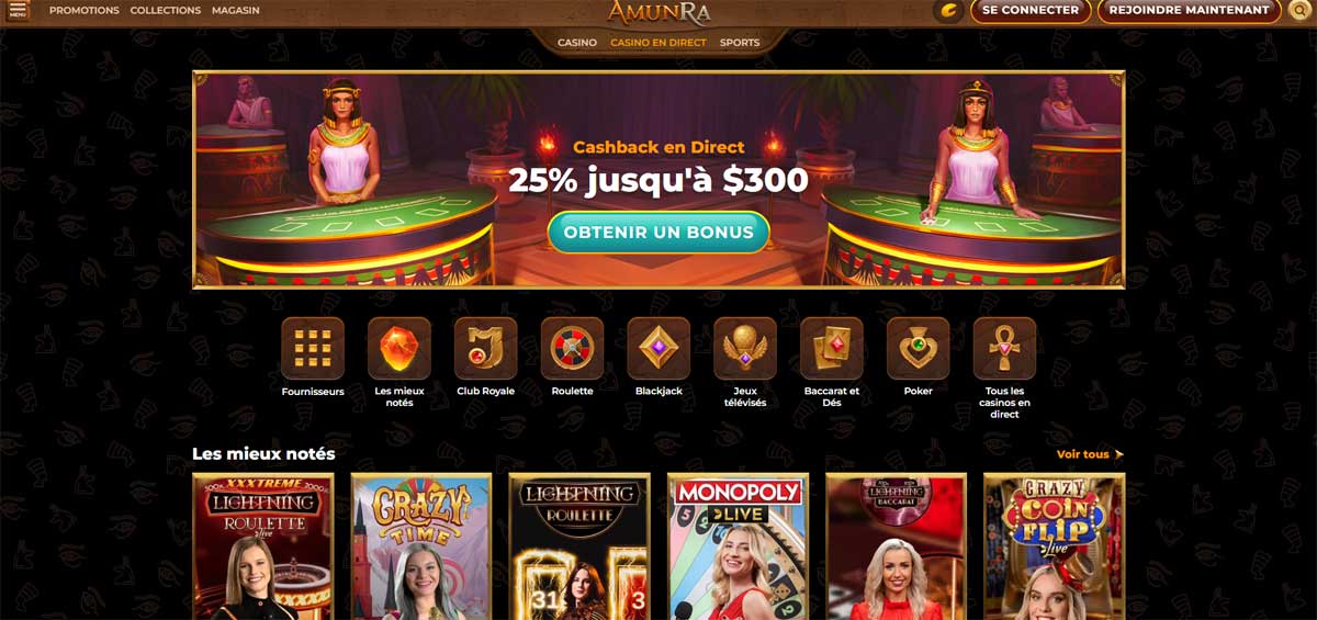 amunra casino en direct