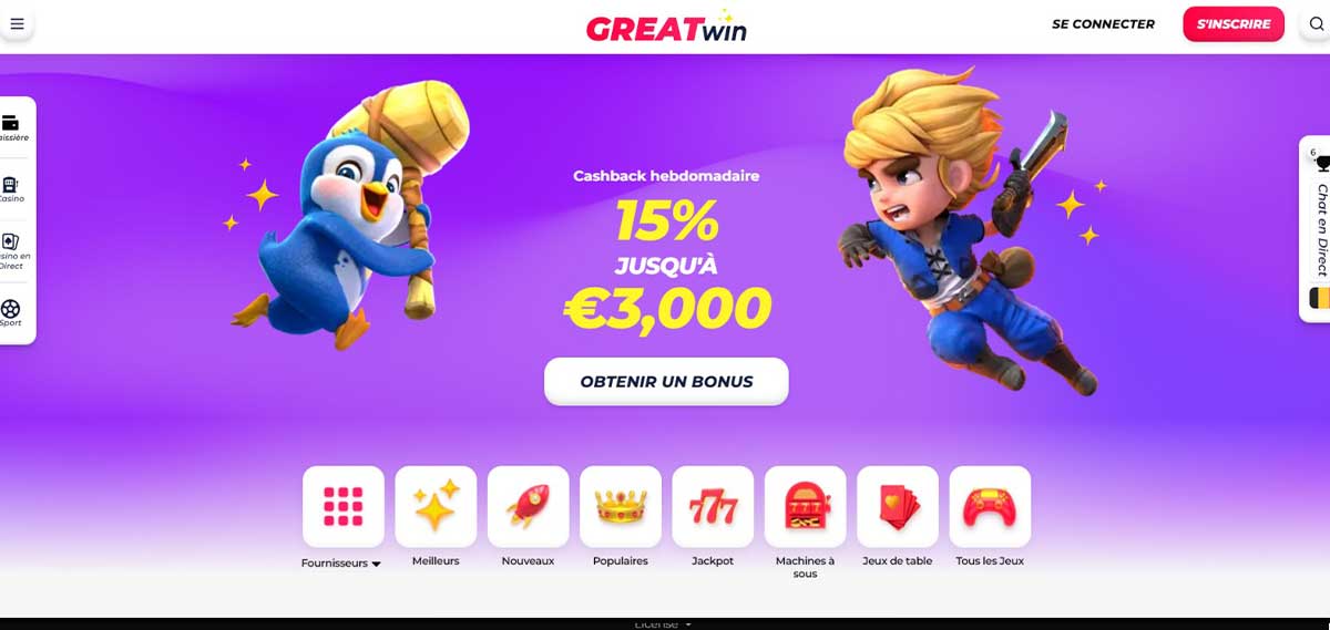 GreatWin Bonus