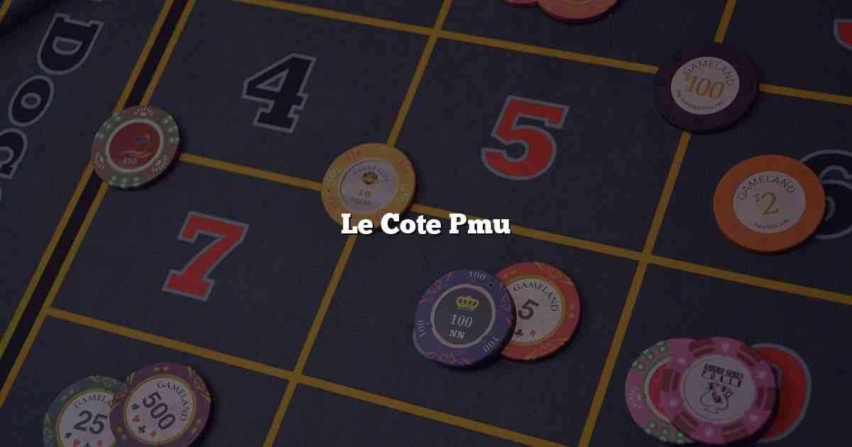 Le Cote Pmu
