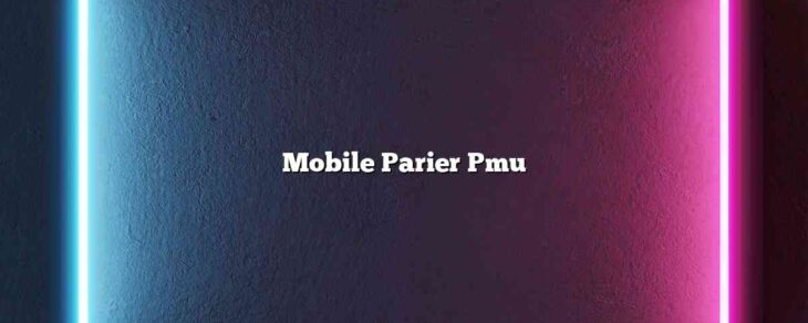 Mobile Parier Pmu